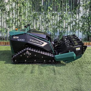 China Manufacturer 1000mm 4-Stroke Gasoline-electric Hybrid Remote Control Industrial Hammer Flail Mower Cordless Multi-Purpose thumbnail-5