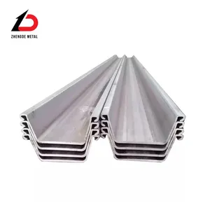 Different Steel Sheet Piles Hot Rolled S355 12 Meter U Type Sheet Pile for Industrial Building thumbnail-1