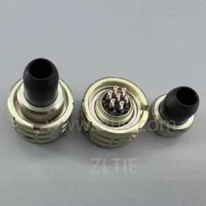 ОНЦ-БС-1(2) Series Bayonet Ultra-small Connector Shell Size 12 7 Pin Female Plug With Tail Attachment (Optional)-ОНЦ-БС-1-7/12-P12-1-B thumbnail-1