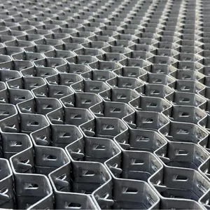 Thermostable Carbon Steel Wholesale for Reactor Vessels Flue Gas Lines Custom Cutting 1mx1m Crimp Hexsteel Tortoise Shell Net thumbnail-4