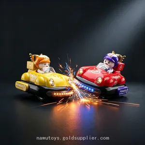 2.4 Ghz Dual Fight Bumper RC Car Music 360 Degree Rotate Remote Control Toys thumbnail-2