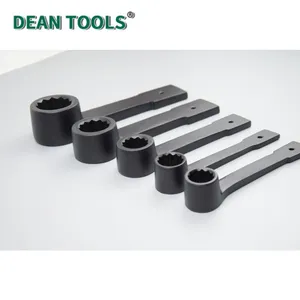 Convex Striking Box Wrench, 45# Steel, 150mm Length,17 mm Opening, Convex Ring Striking Wrench thumbnail-1