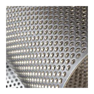 1mm x 2mm Hole Decorative Stainless Steel Wire Honeycomb Metal Mesh Galvanized Perforated Aluminum Perforated 1mm x 2mm Hole thumbnail-2