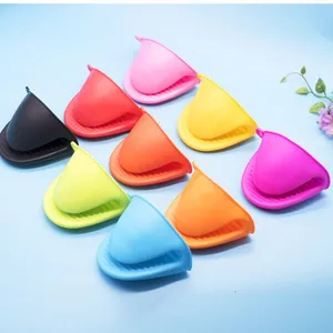 Food-Grade Silicone Mini Oven Mitts - Thick Heat Resistant Pinch Mitts & Non-Slip Pot Holders for Kitchen thumbnail-3