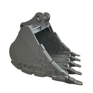 25 Ton Excavator Rock Bucket Heavy Duty Digging Bucket 5 Teeth With Replaceable Tips Reinforced Side Shrouds & Heel Blocks for Excavator Attachment thumbnail-3
