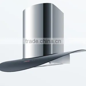 Auto Clean Glass Kitchen Exhaust Range Hood thumbnail-1
