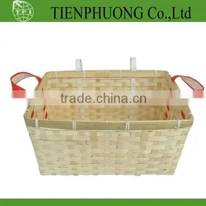 Bamboo Bicycle Basket thumbnail-1