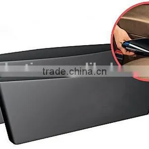 2PCS Plastic Car Seat Pocket Catcher Organizer Car Storage Box thumbnail-1