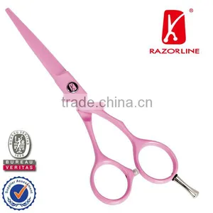 R22 Beauty Pink Teflon Coating Hair Scissor/ Hair Cut/ Salon Equipment thumbnail-1
