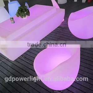 New Rechargeable PE Plastic Chair Stool With LED Light and Remote Control YXF-5653 thumbnail-4