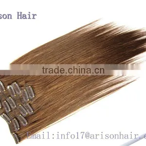 2015 Qingdao Remy Clip in Hair Extension 220 Grams thumbnail-1