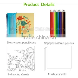 Eco Kids Items Stationery Set Design Your Own Coloring Book thumbnail-5