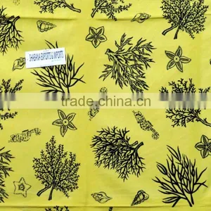 Green Color Tye-die Tapestry Boho Art Hippie Throw New Arrival Fish Printed Tapestry thumbnail-6