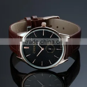 Wholesale Competitive Dress Couple Watches Set Quartz Leather Watch WA062 thumbnail-5
