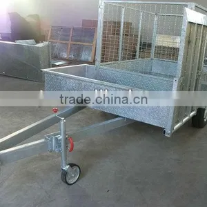Hot-dipped Galvanized Mower Trailer, Lawn Mowing Trailer, Lawn Mower Trailer thumbnail-2