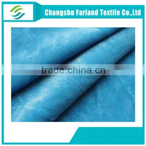 Blue Velvet Upholstery Fabric thumbnail-1