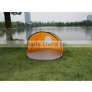 Curved Design 3- 4 People Beach Shade Tents Wind Proof Pop Open Beach Ttent Pop Up Quality Choice thumbnail-4