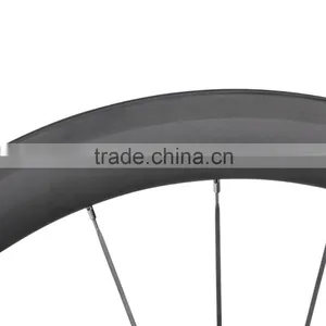 Cheap Bicycle Carbon Wheels 56/86mm Carbon Clincher Wheelset 700C Road Bike Wheelset UD Matt thumbnail-3