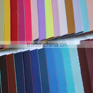 Pin Grain Embossing Faux Pvc Synthetic Leather With Multi-color Back Fabric for Bags thumbnail-5