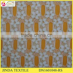 2016New Arrival Nylon Spandex Small Flower Lace Fabric For African Market thumbnail-3
