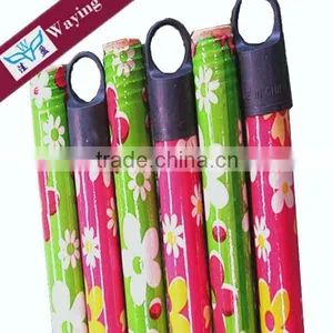 Factory Directly PVC Coated Wooden Broom Stick With Good Quality thumbnail-1