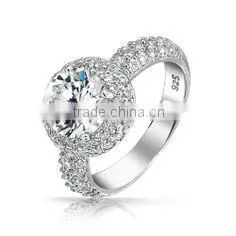 (IGC) 925 Silver Rhodium Plated Created Stone Jewelry AAA thumbnail-1