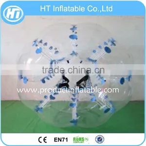 Dia 1.5m Bubble Soccer Ball in Garden,Inflatable Body Zorb,Zorbing Bumper Ball thumbnail-5