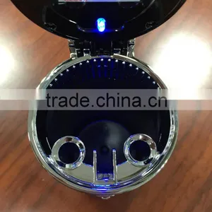 Car Accessories Portable Solar Ashtray With LED Light and Diamond thumbnail-6