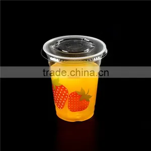 Custom Printed Pet Plastic Cup,20oz Disposable Plastic Cups,pet Plastic Cup Manufacturer thumbnail-1