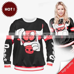 Fashion Angry Bull High Quality 3d Digital Print Fullprint Crewneck Sweatshirt Spring Autumn Unisex Custom Oversized Pullover thumbnail-6