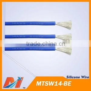 Maytech Silicone Flexible Wire 14AWG Blue Color EU ROHS and REACH Directive Standards Approved thumbnail-1