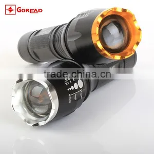 GOREAD Y75 Aluminum High Bright Rechargeable T6 Flashlight 5 Mode 10W mr Light Led Torch thumbnail-1