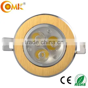 Pure Aluminum Led Ceiling Light 220 Volt 1w 9w Bridgelux Adjustable Ceiling Lamps Living Room thumbnail-1