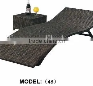 Outdoor Rattan Pool Sunbed or Beach Bed thumbnail-2