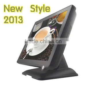 True Flat Resistive Touch Screen Computer All in One Touch Computer N2600 1.6GHz With L2 Cache 1MB HDD 320G thumbnail-1