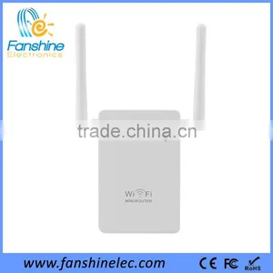 Fanshine External Antennas White Color 300Mbps Wifi Repeater Outdoor Support Router Client Bridge thumbnail-1