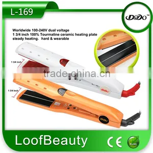 1 3/4 Inch Double Porosity Design of Fuselage and Heating Plate Hair Flat Iron thumbnail-1