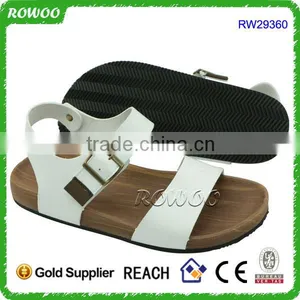 Easy Walking White Beach Flat Flip Flop Sandals thumbnail-3