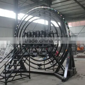 2016 Newest Outdoor Rotating Human Gyroscope With Trailer for Sale Quality Choice thumbnail-4