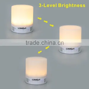 Wireless Bluetooth Speaker Music Sound Bo With Alarm Clock Function Touch LED Table Lamp Support Hands-free Call TF Card Slot thumbnail-5