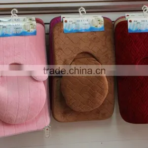 Bathroom Mat 2 Pcs Washroom Mat With Anti-slip Base thumbnail-1
