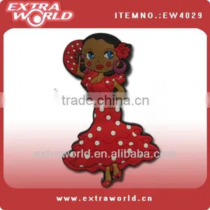 Cartoon Girl Soft Pvc Rubber Magnet thumbnail-1