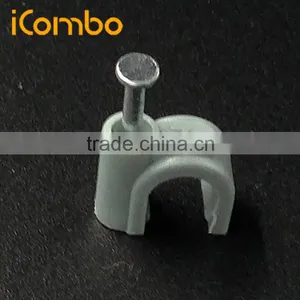 7mm Nylon Spiral Cable Holder Wall Wrap Mounting Clamp Clips thumbnail-1