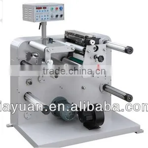Automatic JFQ-320 Adhesive Tape / Label / Paper / PP / PVC/OPP/PET/PE / Foam / Fabric Roll Slitting Machine , CE Approved thumbnail-1