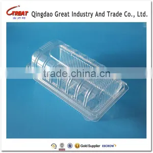 Food Grade Plastic Fruit Container for Food Vegetables Cakes Fruits Large Size thumbnail-2