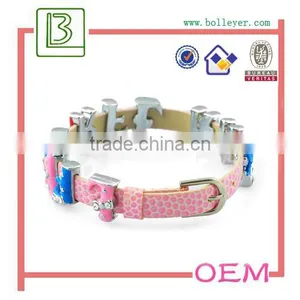 Metal Letter Leather Wrist Bracelet thumbnail-1