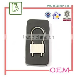 Round Metal Custom Paint Logo Design Key Chain thumbnail-5