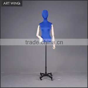 Display Body Form Female Fiberglass Fabric Dress Form Mannequin Canada thumbnail-1