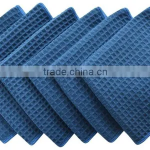 Sinland Microfiber Waffle Weave Kitchen Towels Dish Cloth 16inch X 24inch Navy Blue thumbnail-6