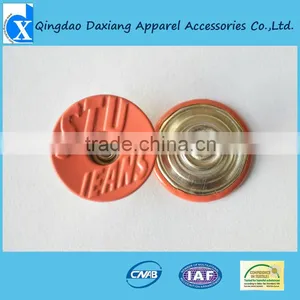 New Designed Painting Red Shank Buttons for Jeans thumbnail-1